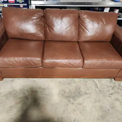 Leather sofa, View more