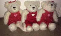 Blushing Bears Plush Hallmark Valentines Kissing Gift Idea