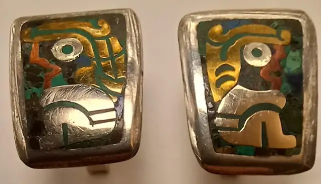 Genuine Mexican silver cufflinks $20 each in Jewellery & Watches in Downtown-West End - Image 2