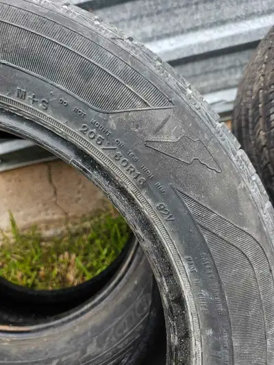 Pair of good year all season tires thread is about 85% call or text 4037971904