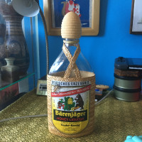 Vintage Barenjager Honey Liquor Bottle