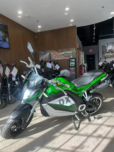 Showroom Demo EMMO DX E-Motorcycle - Green | Demo sale $800 OFF!, View more