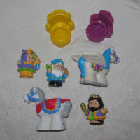 Fisher Price Castle Figure Set - Horse, Pegasus, King, Jester