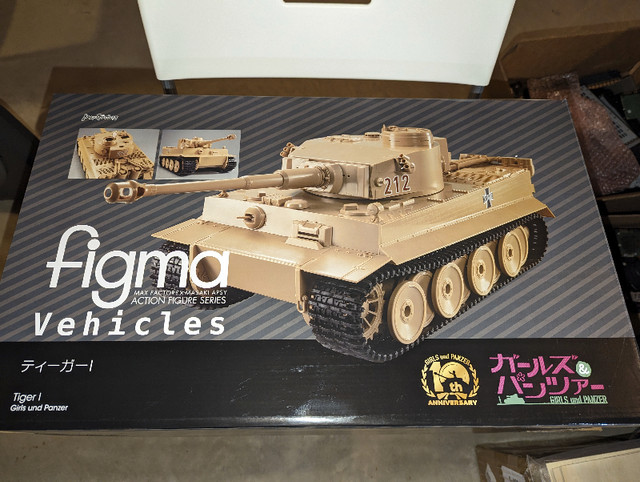Max Factory Figma Girls Und Panzer Tiger I - 1/12 Scale in Toys & Games in Edmonton