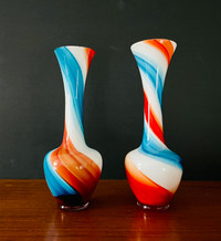 Mid Century Glass Bud Vase