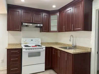 One bedroom available for rent in a three bedroom basement.