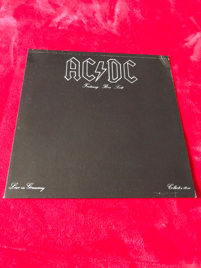 AC/DC Featuring Bon Scott, Angus Young, Live, Germany vinyl $60 in CDs, DVDs & Blu-ray in City of Toronto