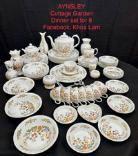 Cottage Garden Ansley tea cup, bowls, dishes 