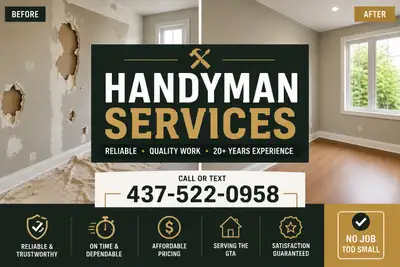 Professionals Handyman Services - 20+ Years Experience, View more