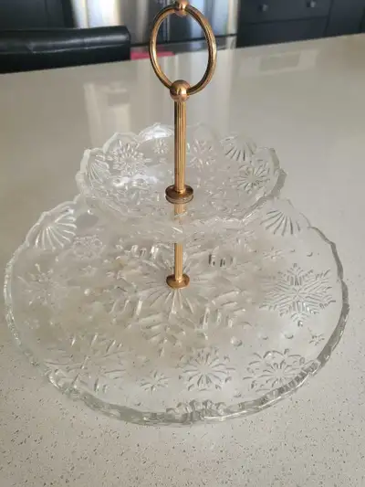 2 Tier Glass Server, View more