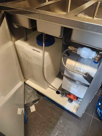Portable Sink with 3 basin Hot n Cold, View more