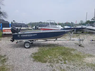 Excellent Clean New – very low motor hours, limited use, winter storage included Includes Boat, Merc...