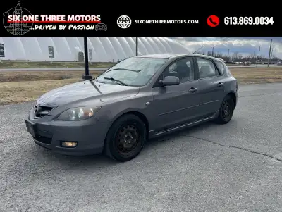 This 2007 Mazda 3 GT automatic comes with leather seats, sunroof, fog lights, and HID headlights. Eq...