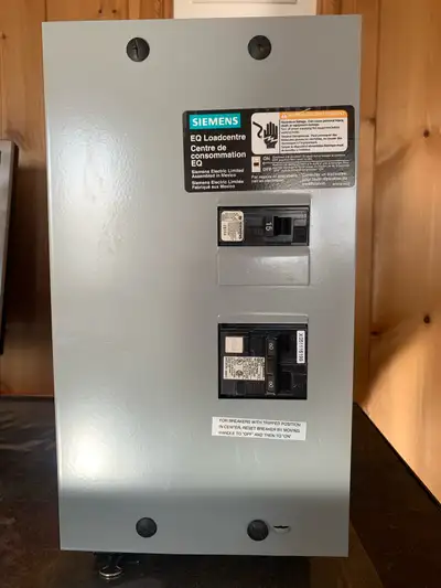 Disjoncteur 60 A SIEMENS GFCI Aussi fils 6-3 pour raccordement