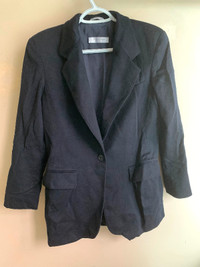 MaxMara dark blue women blazer Size:USA6/D36/F38/GB10/I40)
