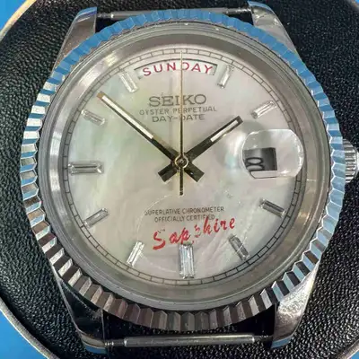 Seiko day date Miyota 8215 automatic movement mod, View more