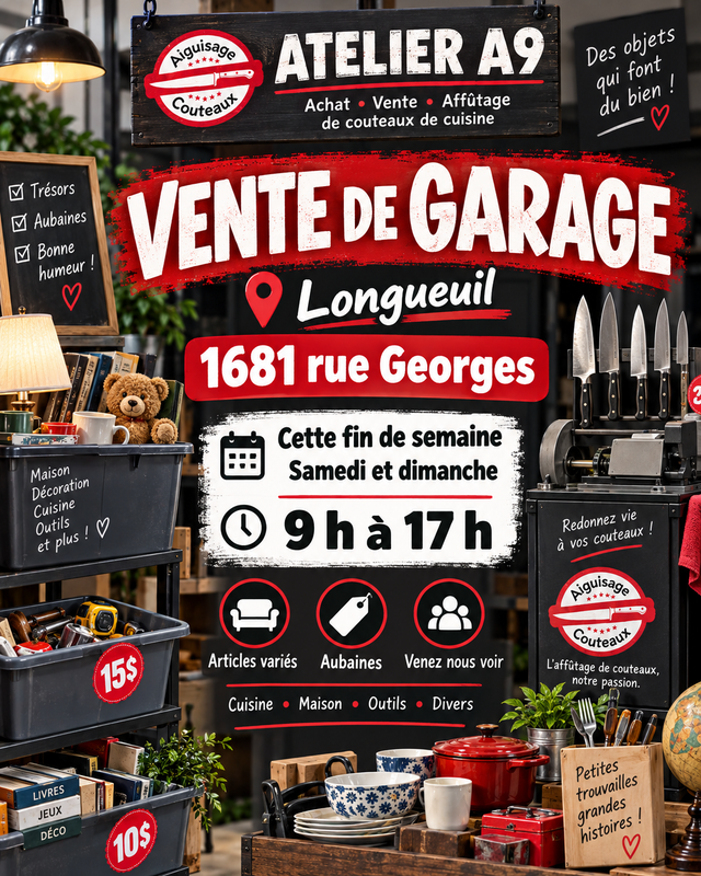 Garage Sale in Longueuil This Weekend