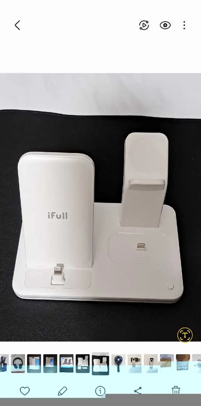 iPhone Charger Stand, QI Fast 3 in 1 Charging Station, Charging  in Cell Phone Accessories in Markham / York Region - Image 8