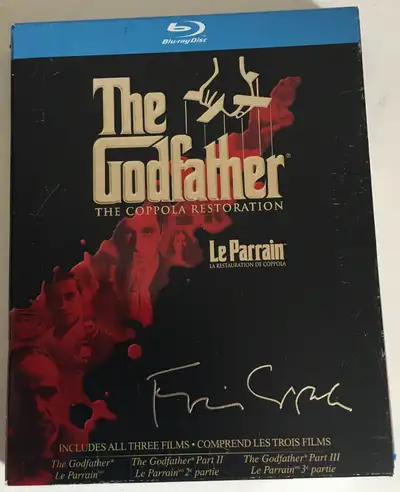 Format: Blu-ray Disc Includes all three films the godfather, the godfather part II, the godfather pa...