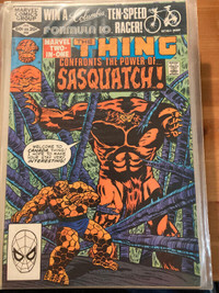 Marvel Two In One Comic The Thing VS Sasquatch - Canadiana