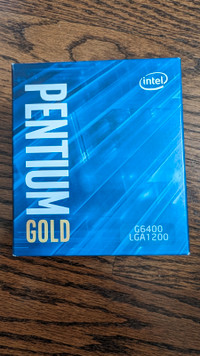 Intel® Pentium Gold G-6400 Desktop Processor 2 Cores LGA1200