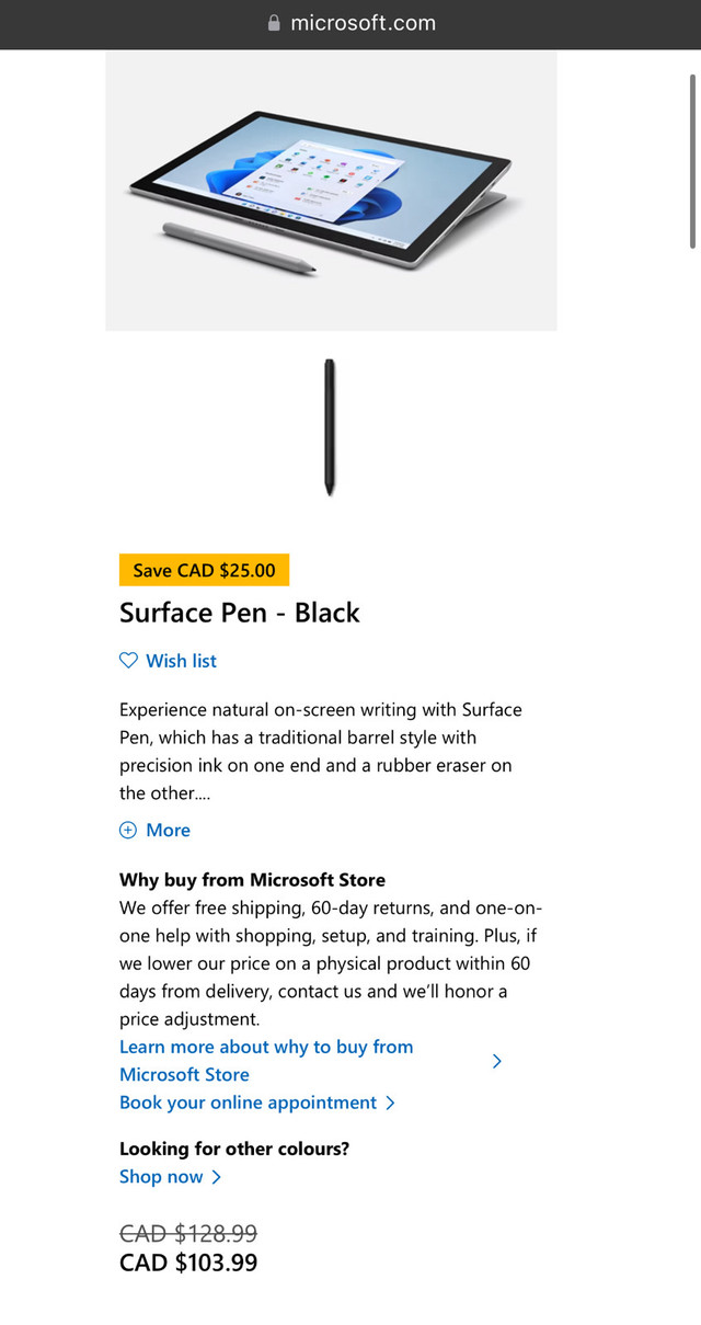 Microsoft surface pen in General Electronics in Renfrew - Image 3