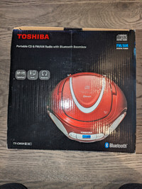 Toshiba Boombox with CD, AM/FM, Blueooth