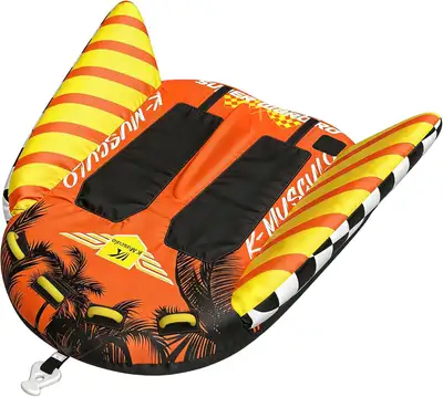 2 Person Towable Tube Flying Eagle II Heavy Duty Boat Tube EVA P, View more