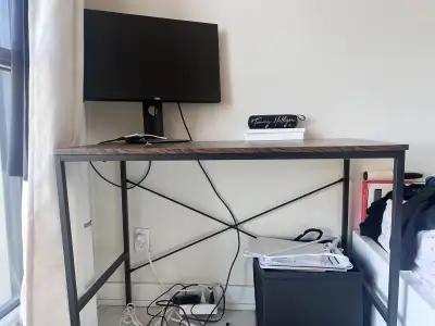 work desk with monitor , View more