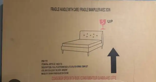 Brand NEW in Box - Single/Twin Platform Bed in Beds & Mattresses in Kitchener / Waterloo - Image 3