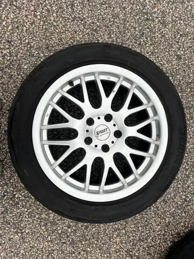 4 Alloy Rims & Tires :215/55/17. Rims in excellent condition (not used in winter). No scratches. Tir...