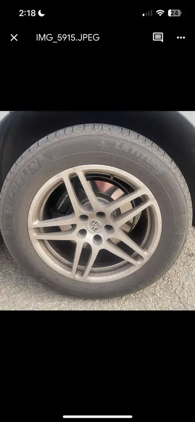 Base/S (Standard Wheels): 235/60R18 (Front) & 255/55R18 (Rear) Tread is brand new. TPMS & Dealer Pur...