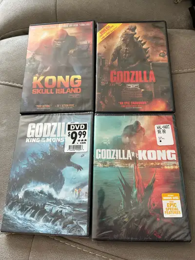 Godzilla and King Kong movies dvds, View more