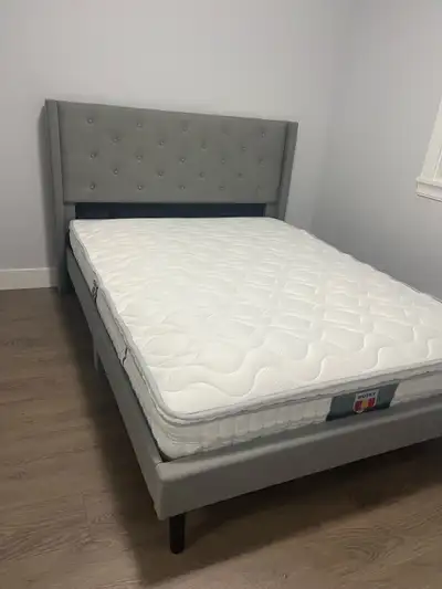 BNIB upholstery Platform bed, twin double queen & king  , View more