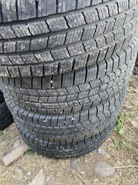 Four Michelin LTX MS2 245/75R17 tires