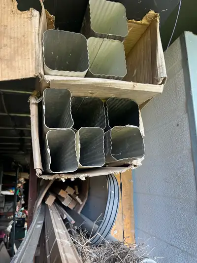 Aluminum / Steel Eavestrough Down Pipe & Components, View more