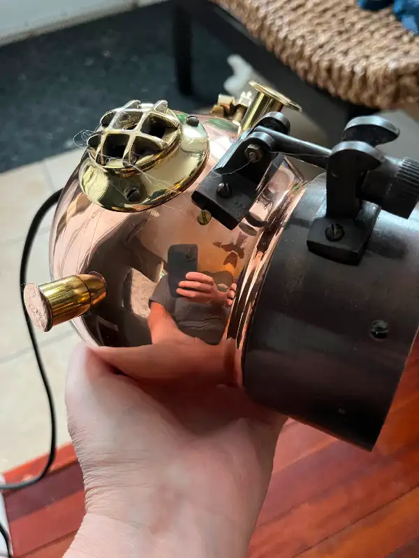 Unique Divers Copper Helmet Table Lamp in Indoor Lighting & Fans in New Glasgow - Image 2