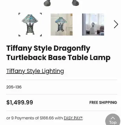 Tiffany Style Lamp, View more