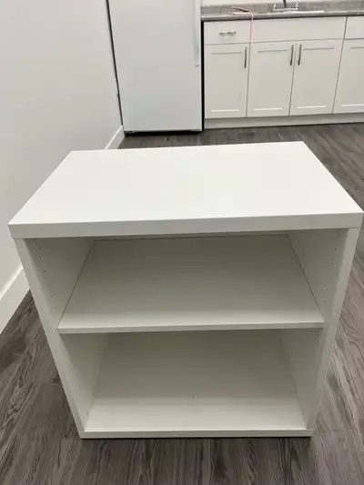 Clean IKEA White Stoarge Unit/Low bookshelf (24”x16”x26”), View more