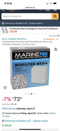 Marinepure biofilter