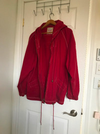 Manteau rouge (med) unisexe