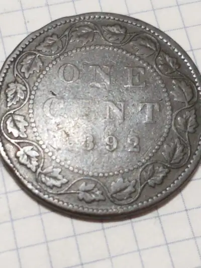F/G 1892 Canada large cent Victoria KM #7 - #2017-692, View more