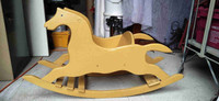 Vintage Rocking Horse with Bench Seat