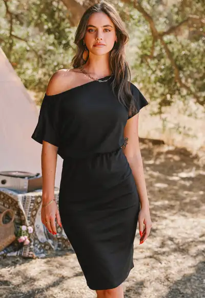 NWT Cupshe Buffy Short Sleeve Off Shoulder Dress (XL), View more