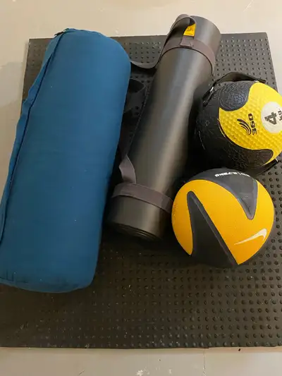 Exercise Balls Yoga Mat and Bolster , View more