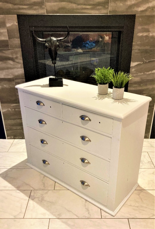 Sold PPU 5 Drawer Shabby Chic Farmhouse Dresser Dressers & Wardrobes