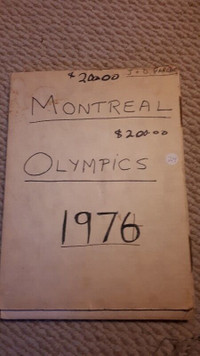 1976 Montreal Olympics hardcover book -Bruce Jenner &  more