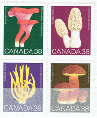 CANADA. SET DE 4 TIMBRES "CHAMPIGNONS/MUSHROOMS".