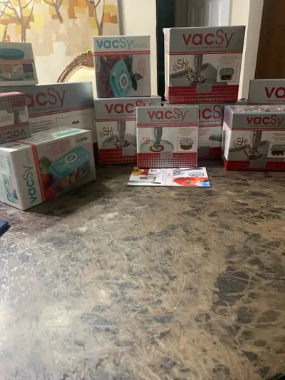 I'm selling a new Vacsy Vacuum System by Zepter, designed to keep your food fresh longer with its in...