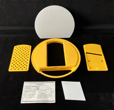 Tupperware Kitchen Work Unit Grater, Slicer, Cutting Board Lid, View more